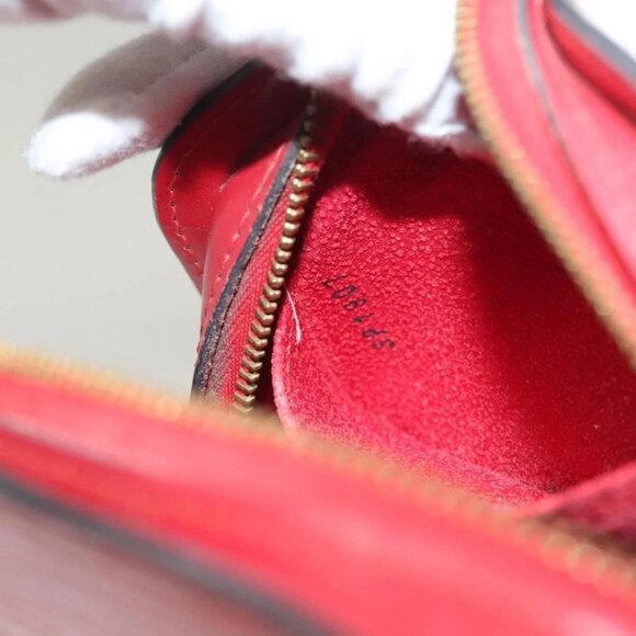 LOUIS VUITTON Epi Dauphine PM Pouch Castilian Red - Picture 11 of 15